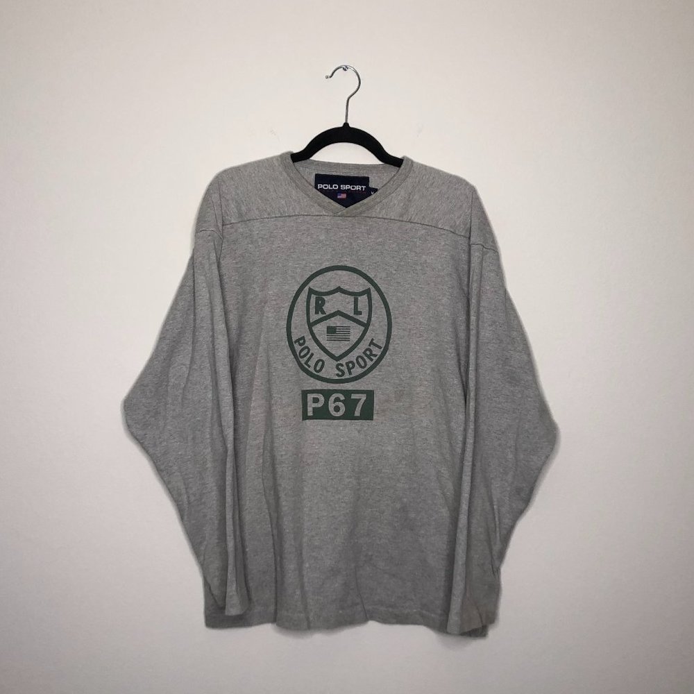 Vintage Polo Sport Crest P67 Sweatshirt Sz. XL
